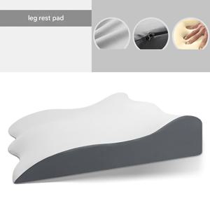 TEMU 메모리폼 다리 받침 웨지 베개 - 독서와 휴식을 위한 인체공학적 다리 받침 베개, 중간 단단함, 세탁 가능 커버, 그레이와 화이트 컬러 블록, 독서와 휴식 베개 | 편안한 지지력 | 22x20x5.5인치, 할아버지/할머니를 위한 이상적인 선물, 남성/여성을 위한 선물 아이디어, 여성/소녀를 위한 선물, 십대 소녀 선물, 크리스마스 선물