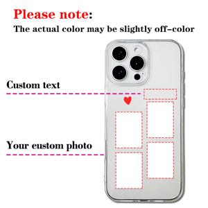 TEMU 폰케이스: DIY 맞춤 텍스트 패턴 UV 프린팅 투명 휴대폰 커버 360도 풀 보호 아이폰17 프로 맥스 11 12 13 XR X/XS 7 8 플러스 SE 스마트폰 최고의 선물 생일선물 남자 & 여자