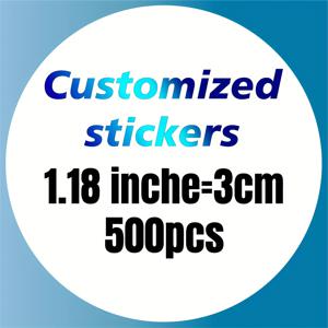 TEMU 500개 1.18/1.57/1.97/2.36인치 맞춤형 스티커, 사진, 이미지, 맞춤 라벨, 생일 파티 초대장, 감사 행사 용품 등 다양한 용도에 적합