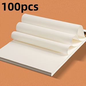 TEMU 고급 두꺼운 전통 중국 종 100매. 서예, 클래식 중국화, 섬세한 붓질, 수채화 예술 및 다양한 창작용에 적합합니다. 초보자, 및 전문가 모두에게 적합합니다.