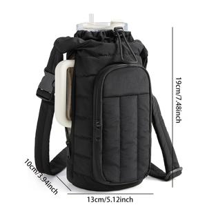 TEMU 퀼팅 수유병 슬리브, 트윌 수유병 숄더백, 크로스백 수유병 파우치, 그리고 수분 자루백