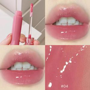 TEMU 베리 포도 글로시 립글로스 탱글 투명 광택 부드럽고 끈적임 적음 립&치크 멀티유즈 무드 메이크업 완성