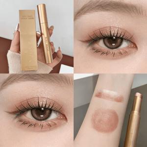 TEMU 아이섀도우 스틱 워터프루프 아이섀도우 글리터 하이라이터 그라데이션 한 번에 완성 여행용 화장품 선물