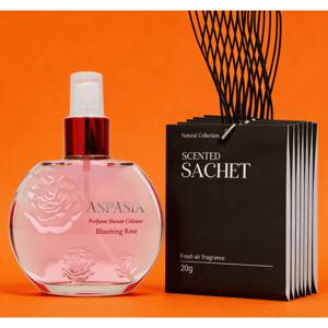 TEMU 장기 지속 향수+방향주머니 세트 2-3개월留香 옷장/침실 이취 제거 가성비 2종 세트