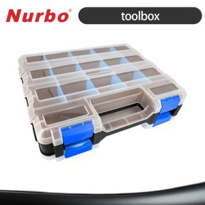 TEMU 휴대용 34칸 양면 공구 보관함, 고하중 강화 하드웨어 공구 케이스, 탈착식 칸막이가 있는 방수 플라스틱 낚시용품 정리함, 나사, 너트, 보석류, 낚시 액세서리용 수납 용기, 가정용 공사, 공장 작업장, 야외 공구 정리용 휴대용 공구 정리함