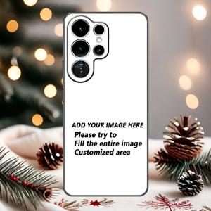 TEMU 휴대폰 케이스 - 삼성 갤럭시 S26/25/24/23/22/21/20/10/9/8/Ultra/Plus/Fe 모델에 적합한 사진 커스터마이징 케이스 (후면 + 렌즈 조합), 스크래치 방지 및 내구성 있는 고화질 패턴