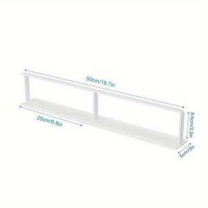 TEMU 1개 강력 자석 옷걸이 정리대, 세탁기용 탄소강 옷걸이 수납대, 옷장 및 세탁실용 다층 옷걸이 스태커, 공간 절약형 옷걸이 홀더, 블랙/화이트/핑크/그린/골든 옵션, 주방 수납 솔루션 | 수직 옷걸이 | 내구성 있는 옷걸이 랙, 선반