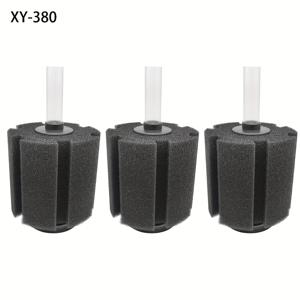 TEMU 수족관용 바이오 스펀지 필터 3개 세트, 어미새우 어린치 베타 수미치생아 양식용, 나노 수조, 5가지 다른 사이즈의 필터로 기계적 및 생물학적 여과를 제공, 3~60갤런 수조용 초생화학 스펀지 필터, 튜브 및 에어펌프는 포함되지 않음