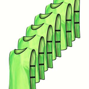 TEMU 6Pcs 운동 훈련 피니 저지 팀 연습 축구 조끼 훈련 비브 스포츠 농구 축구 야구