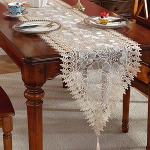 TEMU 커피 색상의 폴리에스터 섬유 오간자 1개, 자수 꽃무늬 레이스 테이블 러너 및 플래시매트, 가정, 축제 야외 피크닉 및 파티 장식에 적합, 커플 선물용으로 제공 가능, 11.8X17.3인치 사이즈로 제공