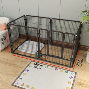 TEMU 1개, 튼튼한 애완동물 울타리 - 소형견 및 중형견 및 고양이를 위한 접이식 스포츠 케이지 - 실내 또는 실외 사용 가능, 녹 방지 코팅 특징, RV, 캠핑, 정원 및 마당에 적합