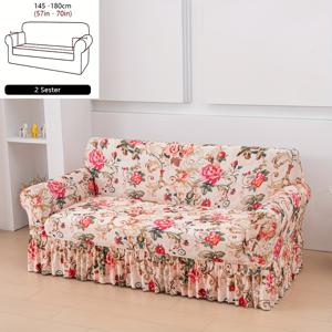 TEMU 스커트 디자인의 디지털 프린팅 소파 커버, 사계절용, 2인용, 1인용 의자, 3인용, 4인용 소파를 완벽하게 덮습니다. 탄성 밴드가 특징이며 세탁기 및 손세탁 가능