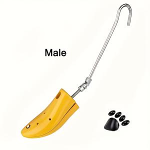 TEMU 1개 조절식 부츠 트리 스트레처, 부츠용 조절식 철 합금 신발 리프터, 부츠 트리, 길이 및 폭 조절 가능, 내부 발목 패드 지지, 남성 및 여성 신발에 적합. 타일 부츠 신발 스트레처