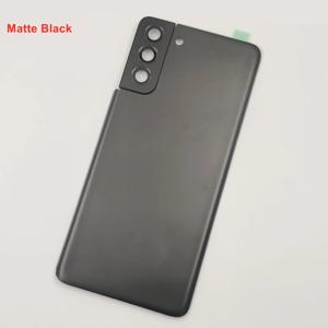 TEMU 휴대폰 케이스 - 삼성 갤럭시 S21 플러스 5G용 유리 배터리 커버, 카메라 렌즈 접착 스티커 포함 후면 케이스