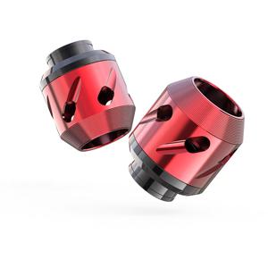 TEMU 1쌍 범용 충돌 보호대 - CNC 알루미늄 합금 포크 슬라이더 키트 (, 뱅크, 크루저 용), 충격 흡수 바 보호, 낙하로 인한 손상 방지