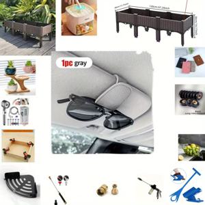 TEMU 자동차용 안경 클립 원피스, 다기능 카드 홀더 및 수납 기능 포함. 내구성이 뛰어난 인조 가죽으로 제작되었으며 다양한 색상으로 제공되며 자동차, SUV 및 트럭의 내부에 훌륭한 액세서리입니다.