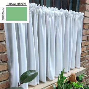 TEMU 1개 화이트 쉬폰 커피 커튼 신발장 주방 창문 커튼