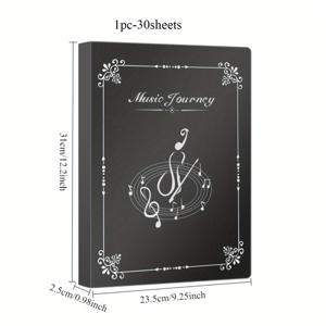 TEMU 10매 / 30매 / 40매, 악보 폴더, 삽입, 드럼 홀더, 피아노 악보 홀더, 정보 책자 폴더, 양면 사용 가능, 학교 및 사무용품