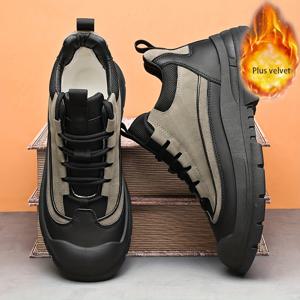 TEMU 남성용 신발 남성용 아웃도어 신발 및 부츠 남성용 스노우 스포츠 신발 (플리스 보온)