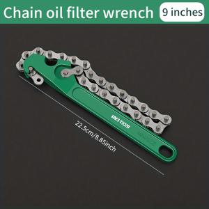 TEMU 체인 렌치 오일 필터 렌치 미끄럼 방지 벨트 렌치 오일 그리드 필터 제거 특수 기계 필터 렌치