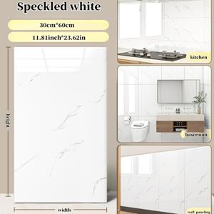 TEMU 20/40개 대리석 패턴 IXPE 폼 타일 세트, 초두께 스크래치 방지 내구성, 방수 방유 쉬운 청소, 새로운 모던 스타일, 주방 욕실 거실 벽 바닥 천장 범용, 홈오너 임차인 전체 주택 리모델링 다양한 패턴 제공