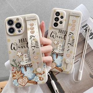 TEMU 패션 트렌드 큐브 스타일 손목 스트랩 폰 케이스, 신선한 패턴 프린트 애플 시리즈 아이폰 17/16/15/14/13/12/11/플러스/프로/맥스, 갤럭시 시리즈 A03/A04/A05/A15/A25/A35/A53/A54/A55/S23/S24/S25