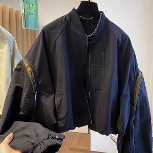 TEMU 여성용 스타일리시 캐주얼 여행용 헤비 듀티 지퍼업 야구 재킷 ASD1