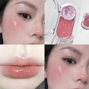 TEMU 촉촉한 젤리 제형으로 하이라이터 블러셔 크림 틴트 미세 펄부터 화려한 글리터까지