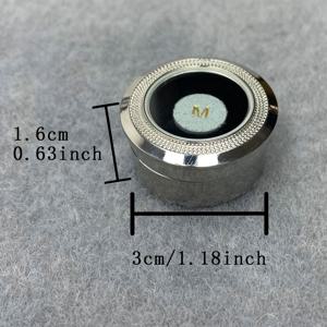 TEMU 화천타이 3.0T 큐팁, 당구 큐용 팁, 소형 팁, 중국식 8-볼 스누커, 부드러운 포지셔닝을 위한 교체용 팁, 견고한 큐 헤드 액세서리