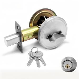 TEMU 1개 자물쇠와 열쇠, 배터리 불필요, 쉬운 현관문 설치, 내구성과 스타일리시한 디자인, 현관문 자물쇠, 매끄러운 금속 표면, 견고한 구조, 현관문/주문 자물쇠, 도어 핸들, 홈 리빙, 방문, 도어 핸들, 차고 문 및 현관문용, 3개의 열쇠 방범 내부 및 외부 도어 하드웨어