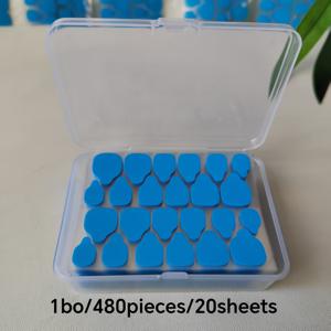 TEMU 네일 젤리 글루 20매/480개입, 높은 점도, 이중 착용 아머, 특수 양면 접착 스티커, 탈착 가능한 방수 젤리 양면 스티커