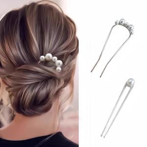 TEMU 프렌치 스타일 헤어 트위스팅 도구 2종 세트 - 직사각형 번 메이커와 여성 14세 이상을 위한 단색 헤어 클립 컬렉션, 포니테일, 번, 업스타일을 위한 우아한 땋은 헤어스타일을 연출하는 데 완벽합니다.