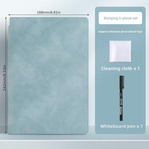 TEMU 휴대용 지우개 가능 A5 소형 화이트보드 노트북 데스크탑 메모보드 메시지보드 필기판 지우개 메모지