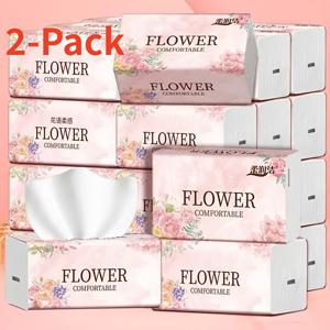 TEMU 2개 팩 총 960매 대용량 5겹 두꺼운 엠보싱 냅킨 - 천연 순수 목재 펄프, 높은 흡수성 및 내구성, 주방, 욕실, 가정, 여행, 사무실, 기숙사용, 기숙사 필수품, 우아한 냅킨 디자인, 튼튼한 종이 냅킨