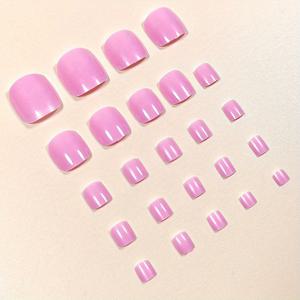 TEMU SHY-1188 여름 시리즈 인조 발톱