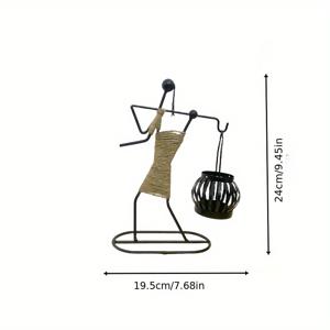 TEMU 창의적인 조각 촛대 홈 데코 촛불 저녁 식사 소품 레스토랑 웨딩 파티 기념일 할로윈 장식 촛대 레트로 식탁 장식