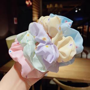 TEMU 5개 도파민 과일 컬러 달콤한 대장 머리끈 봄 여름 상쾌한 번 헤어 타이 달콤한 헤어끈 다용도 선물 헤어 액세서리