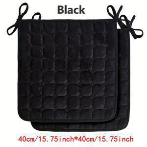 TEMU 2개 세트 편안한 의자 쿠션, 손세탁 가능, 미끄럼 방지 의자 쿠션, 사계절 사용 가능, 식당 및 거실용, 폴리에스터 의자 쿠션, 스티치 갭 클로저, 홈