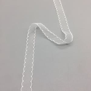 TEMU 2 야드 - 1.3Cm/0.51In 섬세한 흰색 나일론 네트 레이스 트림, 부드럽고 가벼움, 재봉 공예에 이상적, 인형 제작 프로젝트에 적합