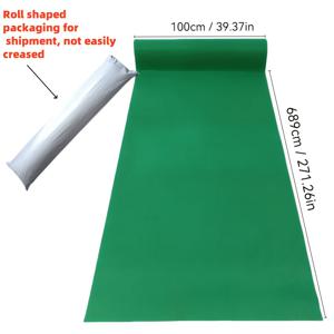 TEMU 긴 녹색 카펫, 폴리에스터 섬유 소재/다양한 사이즈 제공, 결혼식, 주방, 산업, 파티, 안뜰, 복도 등 장면에 더 많은 빨간색 카펫를 깔기에 적합