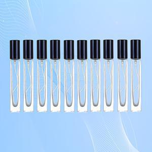 TEMU 여행용 향수병 리필 가능, 10개입 10ml 미니 유리 향수 용기, 휴대용 누수 방지 스프레이 아토마이저 펌프병