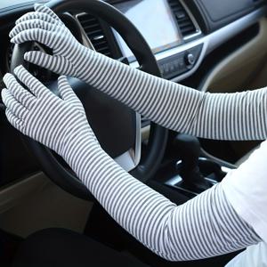 TEMU 여름 여성용 얇은 팔토시 남성용 아웃도어 하이킹 5자지 풀커버 긴 팔토시 (1켤레)