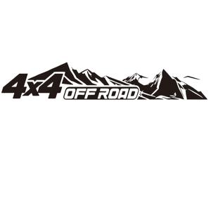 TEMU 4X4 산 비닐 스티커 1개, 40X7.2인치, 방수 측면 및 후면 장식 스티커 ( 차량용), 지프 및 SUV에 적합, 퇴색 방지, 간편한 부착, 광택 마감 XY274