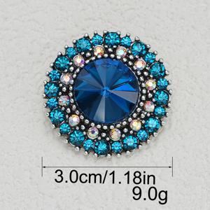 TEMU 3개 세트 다층 입체 플로럴 풀다이아몬드 메탈 대형 단추, 퍼코트, 스웨터, 정장, 유니폼, 드레스, 장식용 단추, DIY 가방, 주얼리 선물박스, 수공예 제작용 - 3개 세트