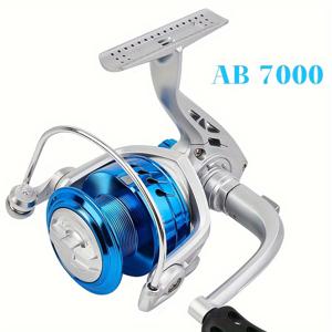 TEMU 초보자와 숙련된 낚시꾼 모두를 위해 설계된 튼튼한 메탈 로터리 낚시 릴입니다. 큰 물고기 충격을 견뎌내고, 열대 해안가에서 장거리 캐스팅에 이상적입니다. 블루 앤 골든 디자인과 부드러운 스무트한 감각이 특징입니다.