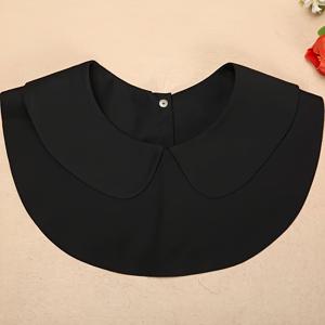 TEMU 1개 여성용 칼라 디키 칼라 탈부착 및 조절 가능 피터팬 칼라 셔츠 칼라, 캐주얼하고 편안한 착용감, 다양한 옷과 어울림