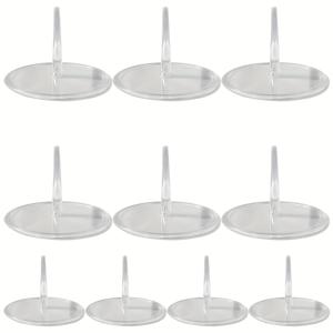 TEMU 수제 DIY 크로셰 인형 진열대 10개, 아크릴 투명 소재, 정면 진열형, 아미구루미 소형 인형 DIY 진열대용으로 완벽, 크로셰 작품용, 인형 만들기 용품, 매끄러운 표면, 휴일 장식 액세서리, 니트 제품, 할로윈, 크리스마스 장식품 및 집 꾸미기용, 인형에 손상 없음!