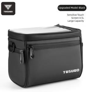 TEMU TOSUOD 자전거 가방, 다기능 프론트 랙 백, 산악 및 로드 바이크 탑 튜브 백, 안장 가방, 여성용 숄더백