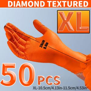 TEMU 10//100개입, XL/L/M 사이즈 | 두꺼운 니트릴 장갑, 일회용 텍스처, 주방, 욕실, 가정 청소, 애완 동물 목욕, 휴일 선물용으로 적합