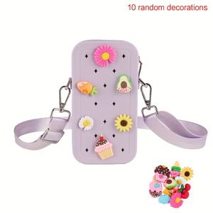 TEMU 여성용 소형 크로스백, 미니 폰 가방, 핸드백, 숄더백, 휴대폰 지갑, 캐주얼 데일리 미니 백 - 모바일 폰 랜야드 - 지퍼 클로저 - 무료 액세서리 포함 - 비치 바케이션 여행용